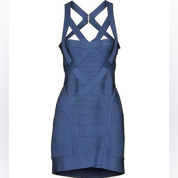 AKIRA Dresses & Skirts - ☆Akira Black Label Teal Blue Bandage Midi Dress☆